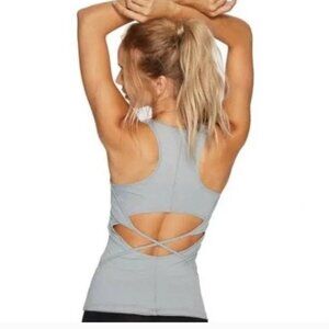 FP Movement Canyon Racerback Cutout Tank Top Gray Size XS
